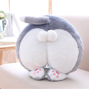 Cute Funny Cat Ass Pillow for Hand Warmth