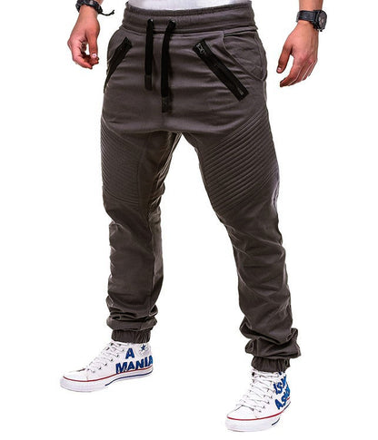 Men's Casual Fashion Sports Pants with Drawstring