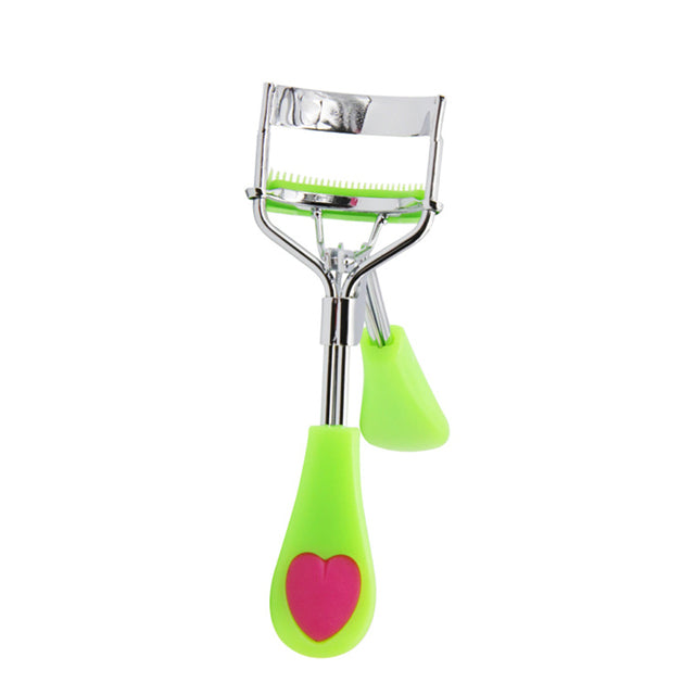 Black Eyelash Clip with Comb and Heart Fan Comb