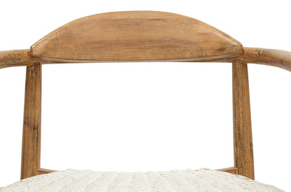 Venetian Stackable Teak Patio Dining Chair (Set Of 2)