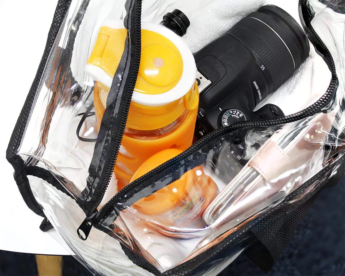 Clear Stadium Tote Bag – Transparent Shoulder Bag for Events