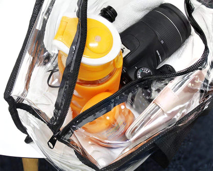 Clear Stadium Tote Bag – Transparent Shoulder Bag for Events