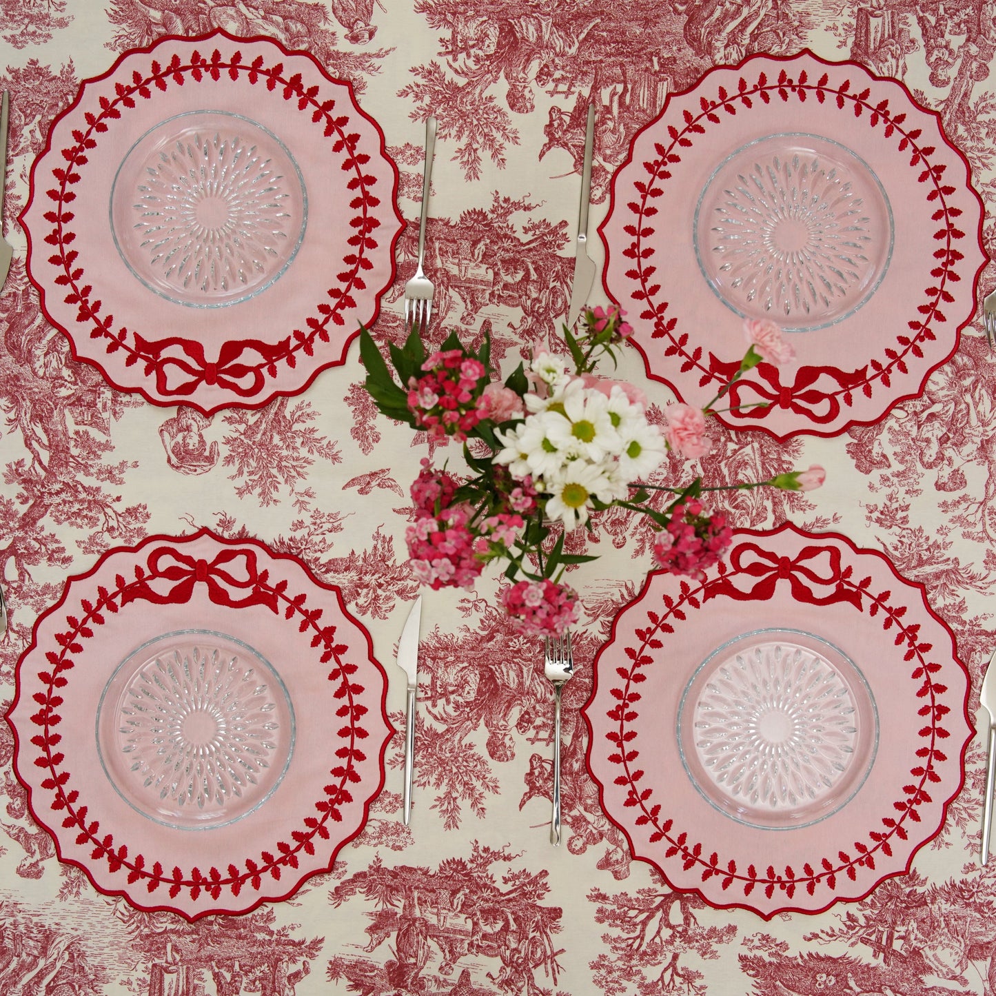 CHAMPAGNE PINK COTTON PLACEMAT (Set Of 4)