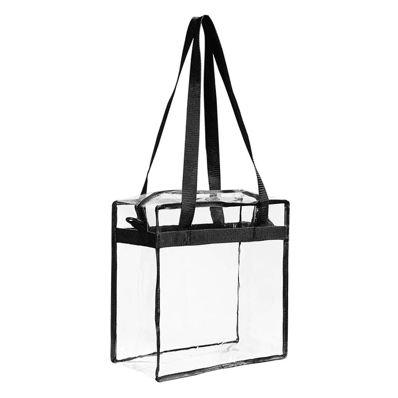 Clear Stadium Tote Bag – Transparent Shoulder Bag for Events