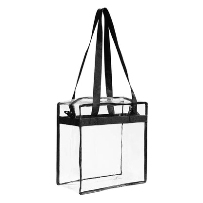 Clear Stadium Tote Bag – Transparent Shoulder Bag for Events