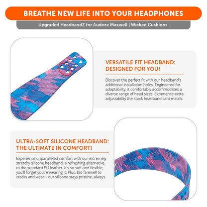Upgraded Silicone Headband for Audeze Maxwell 1 and 2 - WC HeadbandZ