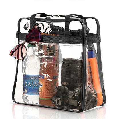 Clear Stadium Tote Bag – Transparent Shoulder Bag for Events